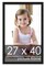 Simple Black Picture Frame - UV Acrylic, Foam Board Backing, Hanging Hardware